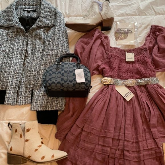 NWT Coach Sydney Satchel Crossbody In Signature Chambray & Smooth Leather - Picture 13 of 16